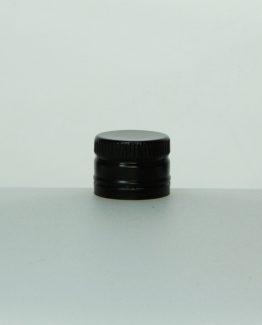 P 31,5 mm alumiinikorkki Musta öljysuu