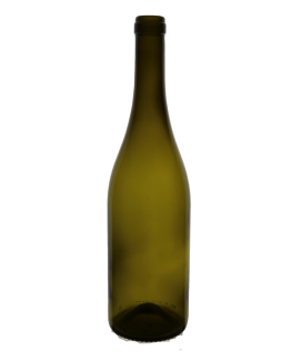 Bourgogne 750 ml viinipullo oliivinvihreä BM